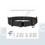 TEE-UU Ceinture BLACK Paramédicale