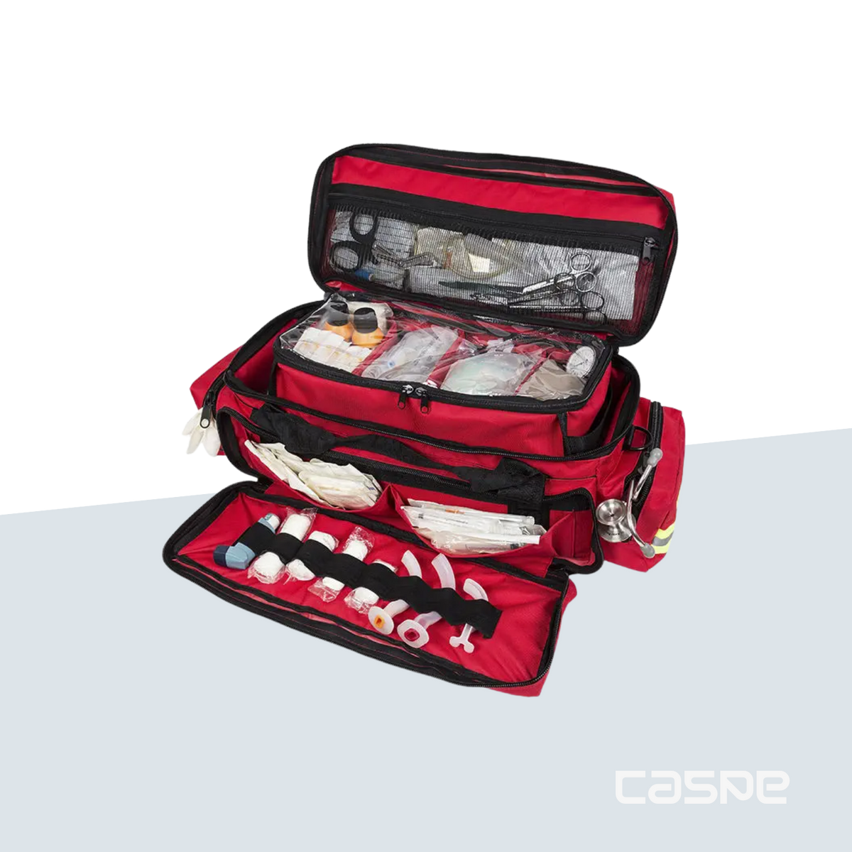 EMERGENCY'S Sac d'urgence oxygène EM13.005 Rouge