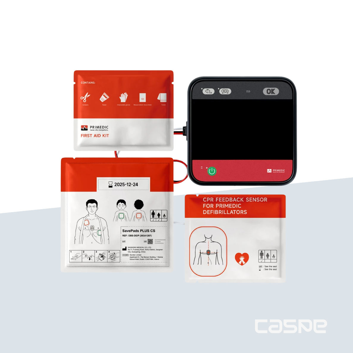 PRIMEDIC Défibrillateur HeartSave myPAD Avec écran LCD / Avec RCP